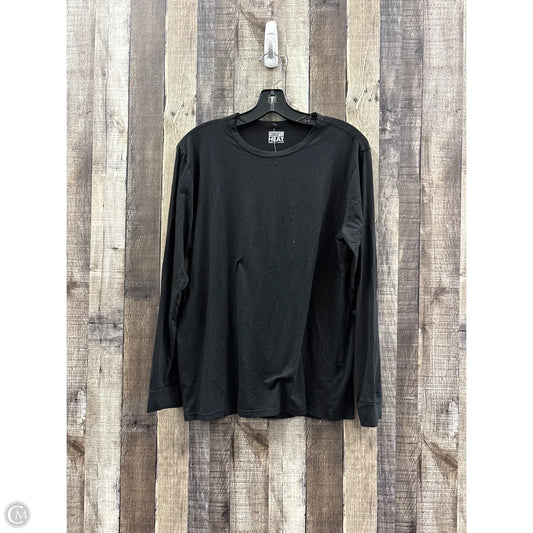 Athletic Top Long Sleeve Crewneck By 32 Degrees In Black, Size: L
