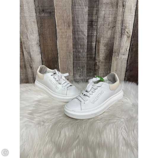 Shoes Designer By Valentino-mario In White, Size: 9