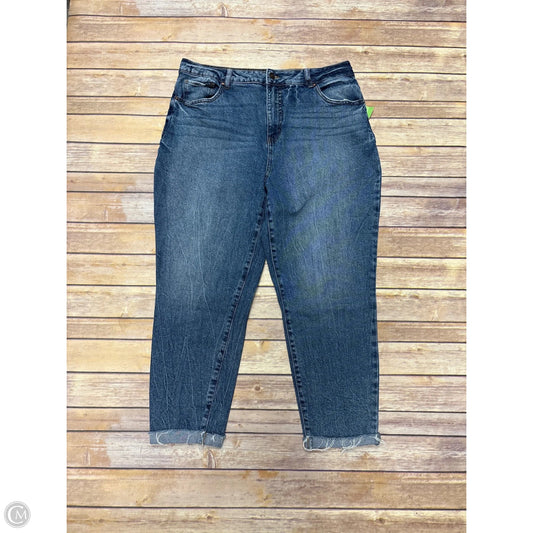 Jeans Straight By Cme In Blue Denim, Size: 16