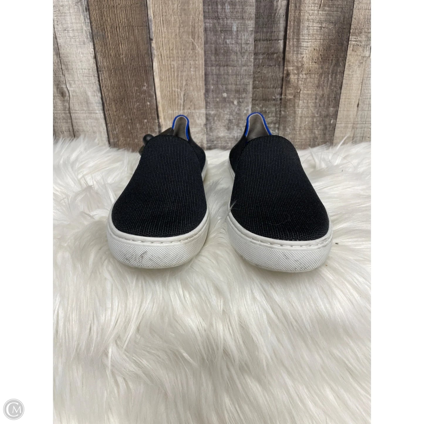 Shoes Flats By Rothys In Black & White, Size: 6.5