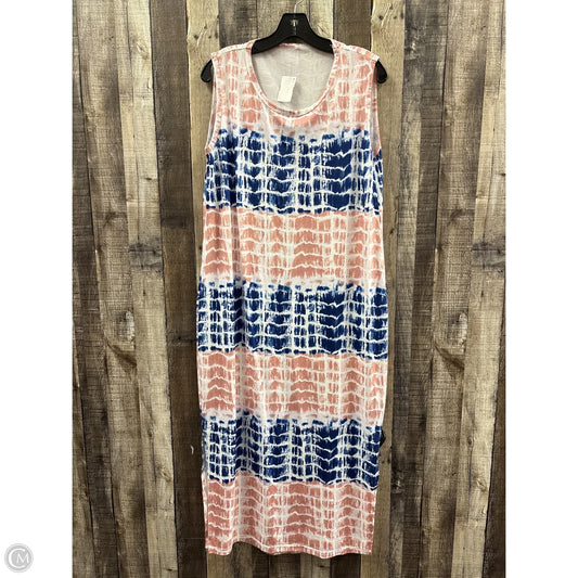 Dress Casual Maxi By Cmf In Tie Dye Print, Size: M