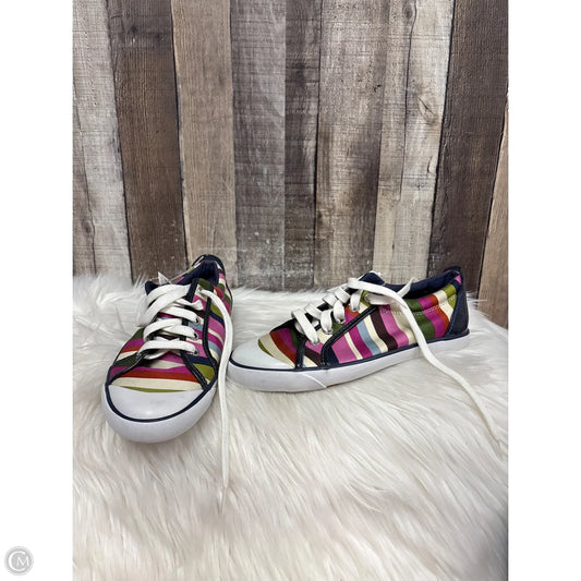 Shoes Designer By Coach In Multi-colored, Size: 7.5