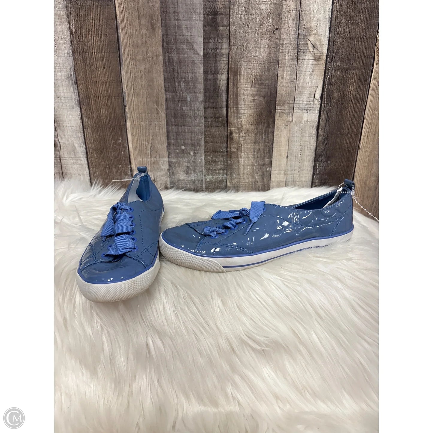 Shoes Designer By Coach In Blue, Size: 7.5
