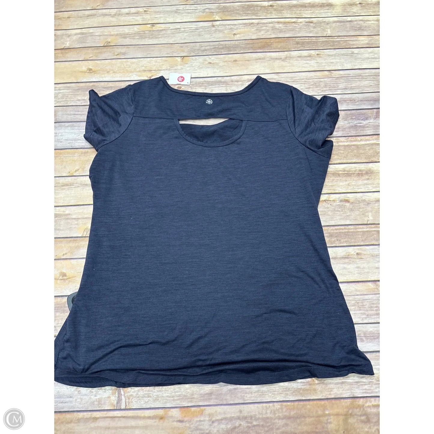 Athletic Top Short Sleeve By Clothes Mentor In Blue, Size: Xxl
