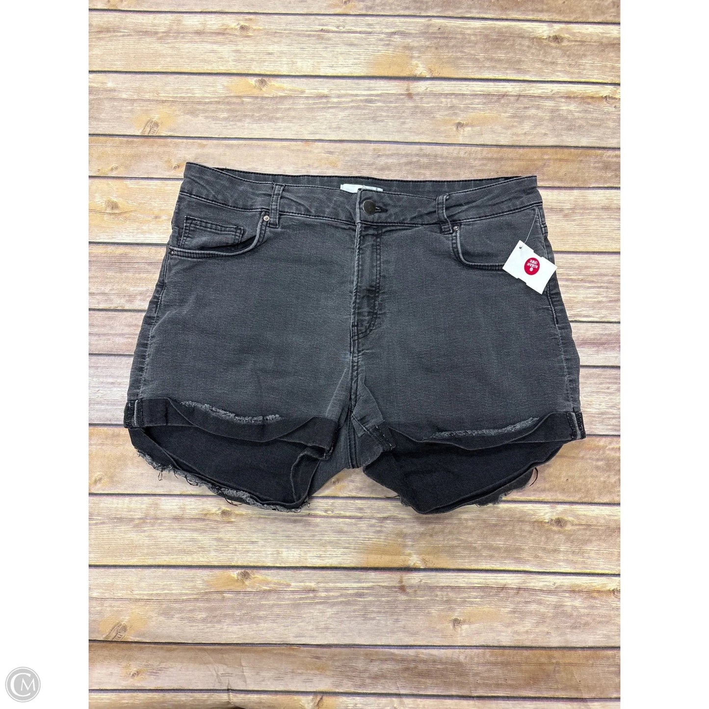 Shorts By H&m In Black, Size: 14