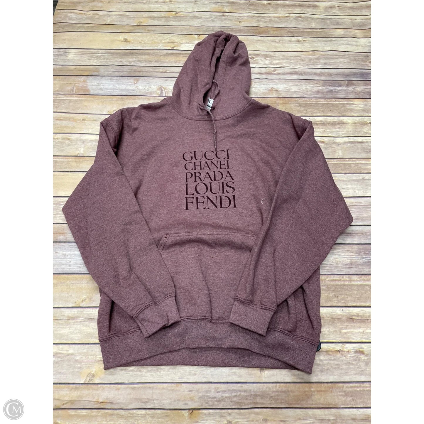 Sweatshirt Hoodie By Cmf In Red, Size: L