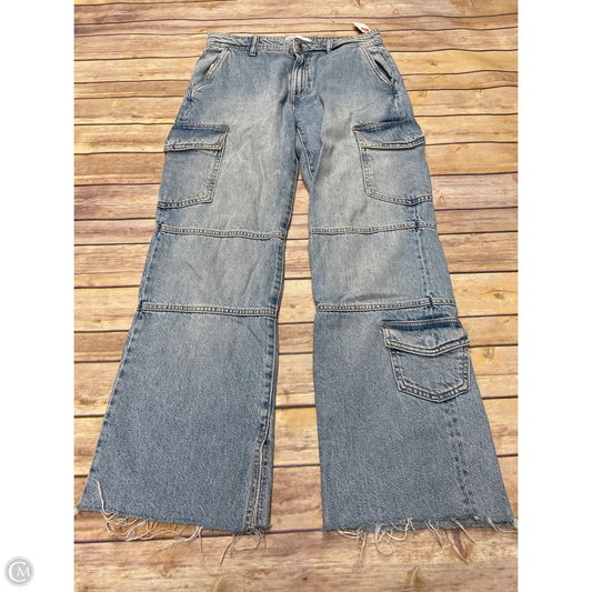 Jeans Straight By Zara In Blue Denim, Size: 2