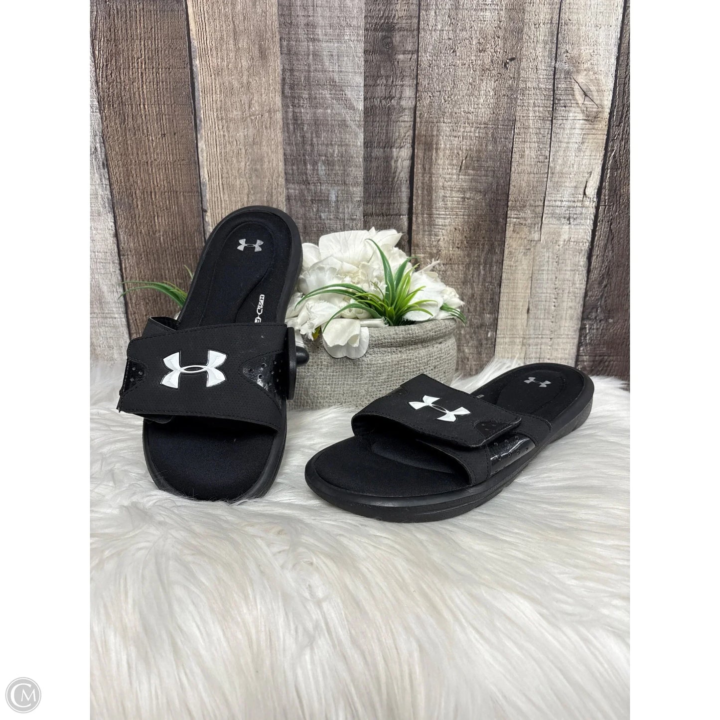 Sandals Sport By Adidas In Black, Size: 8