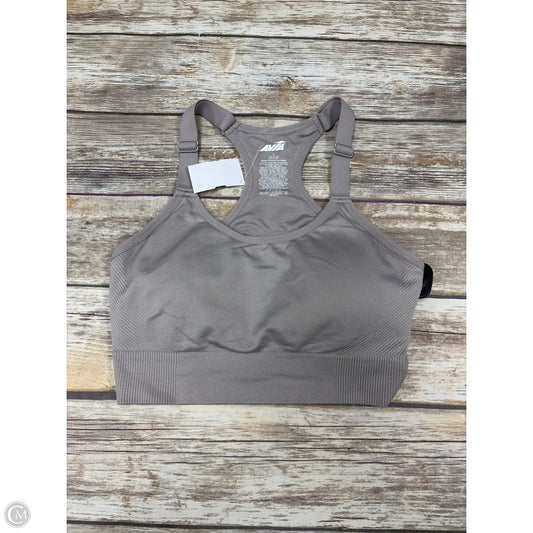 Athletic Bra By Avia In Taupe, Size: L
