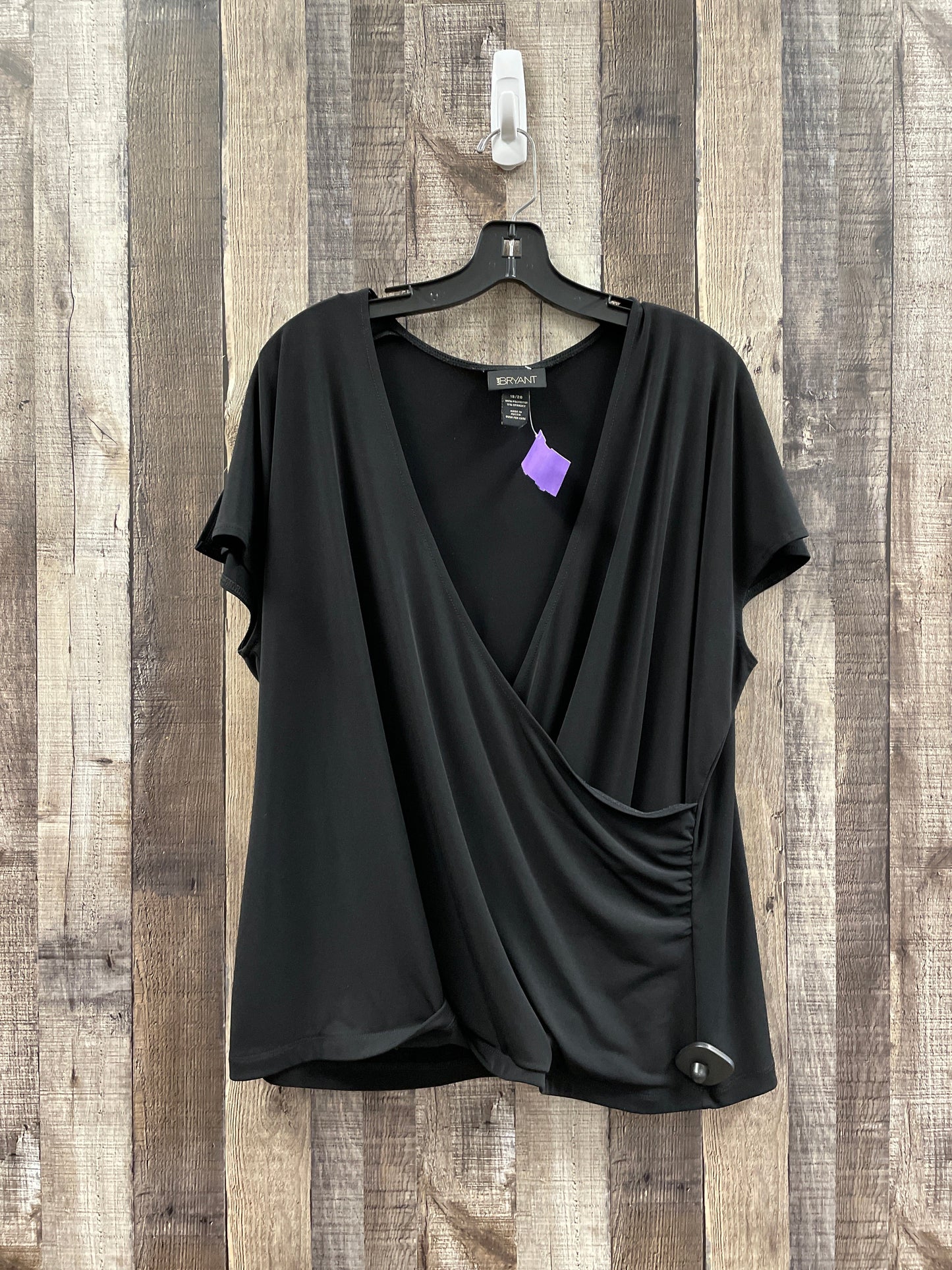 Black Top Short Sleeve Lane Bryant, Size 1x