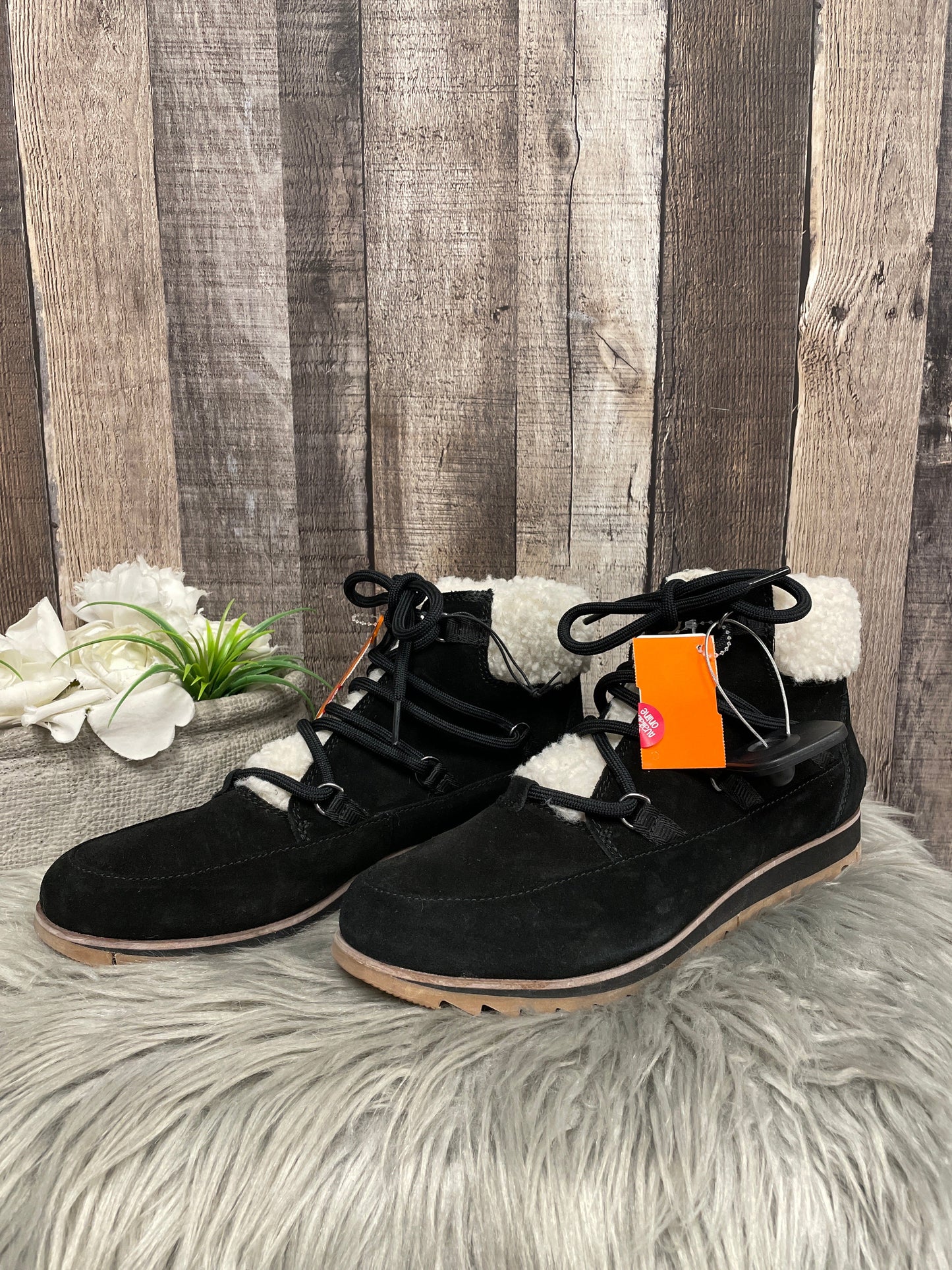 Boots Ankle Flats By Sorel In Black, Size: 10