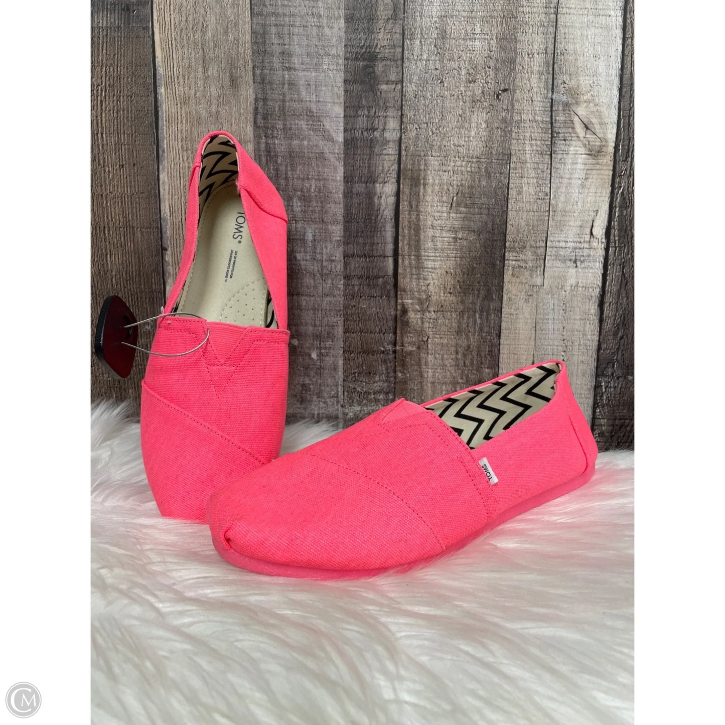 Shoes Flats By Toms In Pink, Size: 10