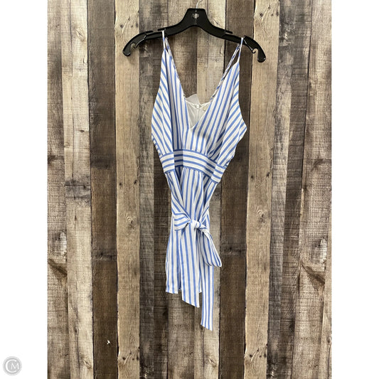 Romper By Gianni Bini In Blue & White, Size: M