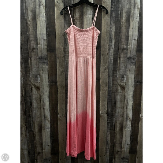 Dress Casual Maxi By Atm In Pink, Size: L