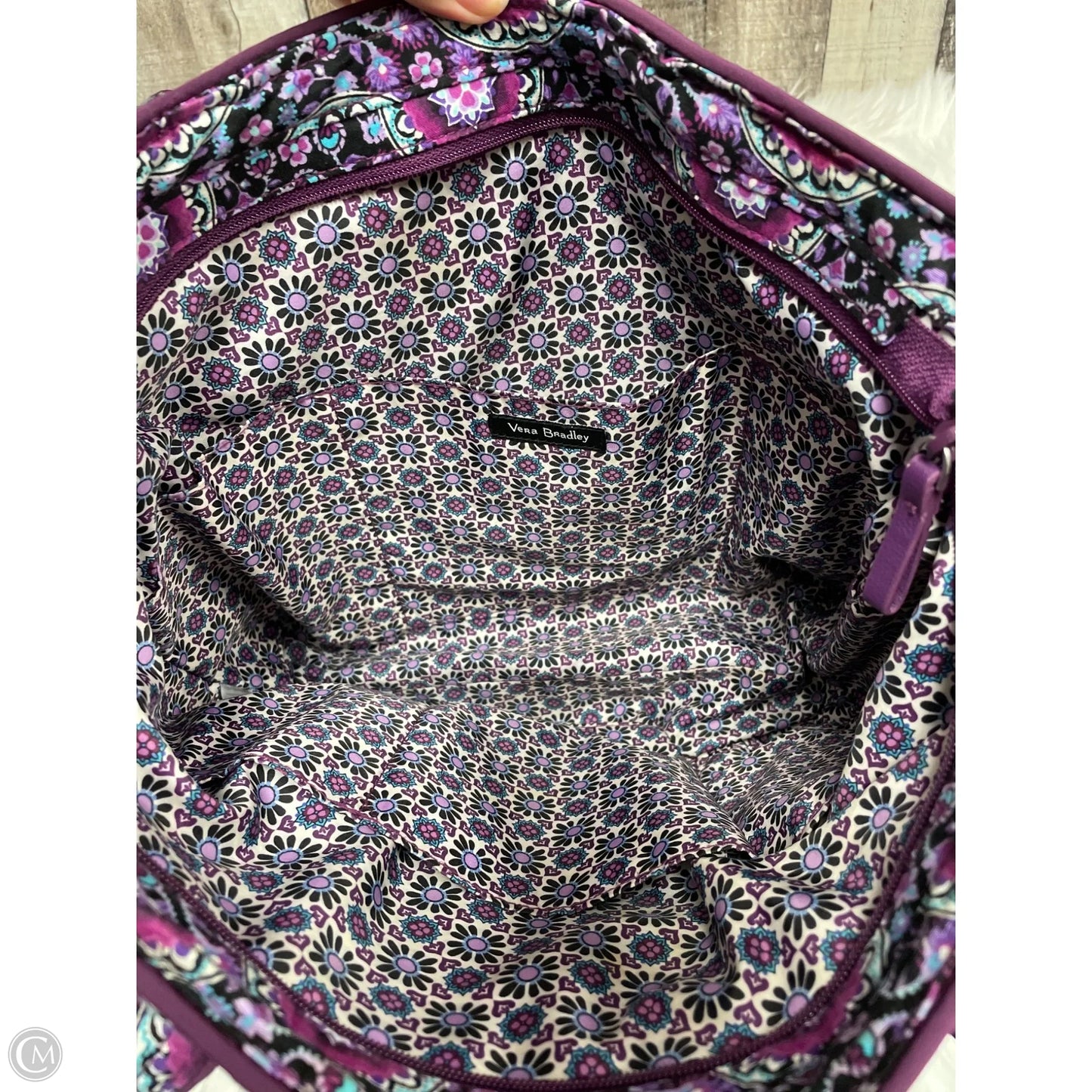 Handbag By Vera Bradley, Size: Medium