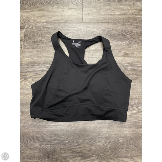 Athletic Bra By Xersion In Black, Size: 3x