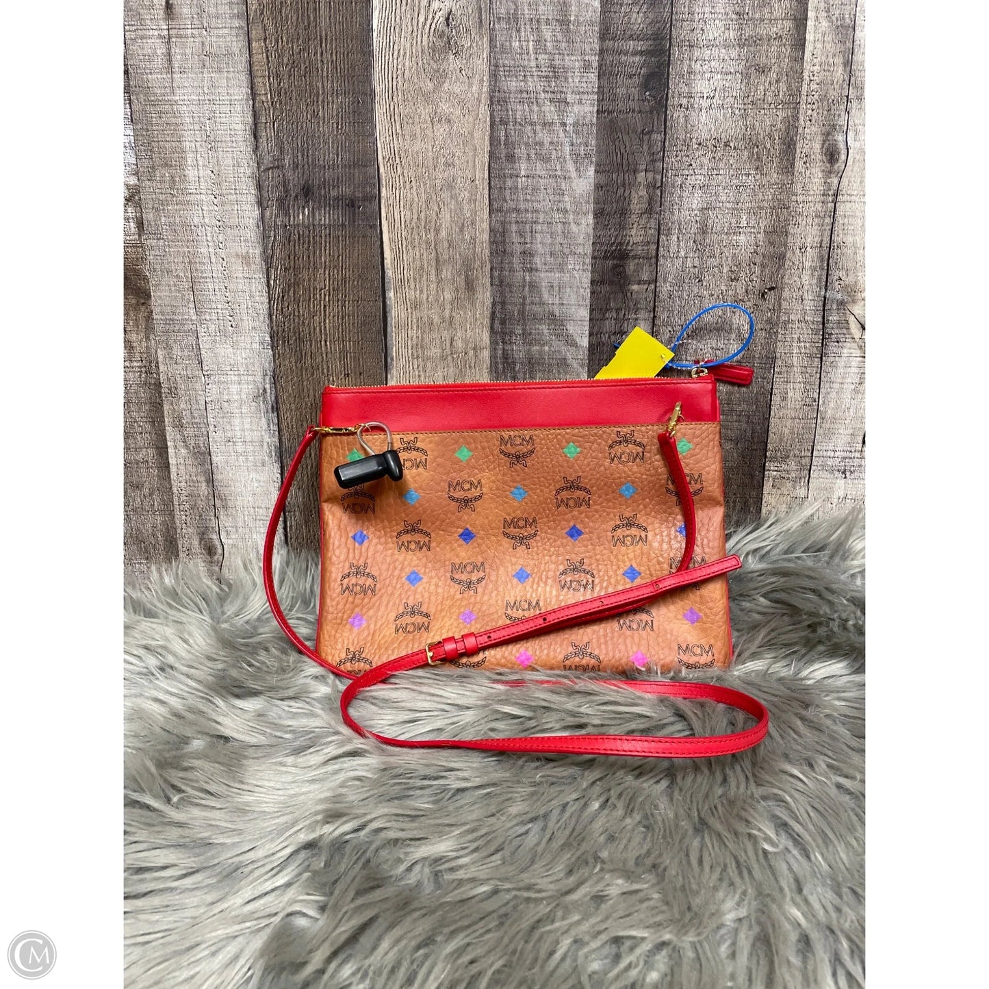 Crossbody Luxury Designer By Mcm, Size: Medium