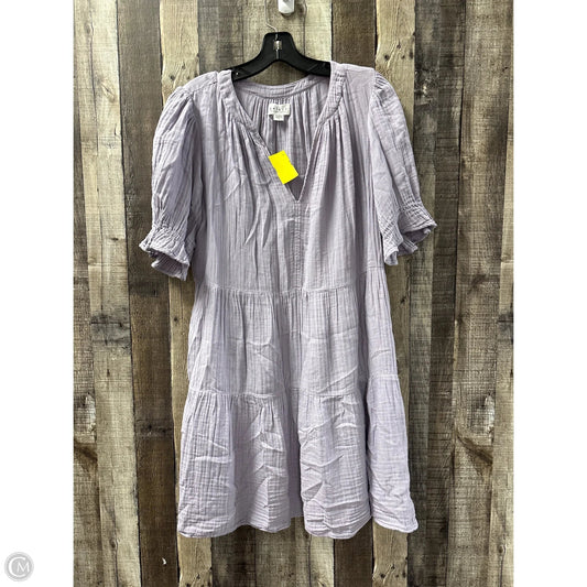 Dress Casual Short By Velvet In Purple, Size: M