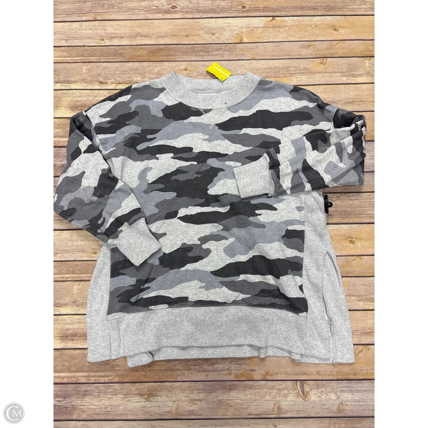 Sweatshirt Crewneck By Aerie In Camouflage Print, Size: M