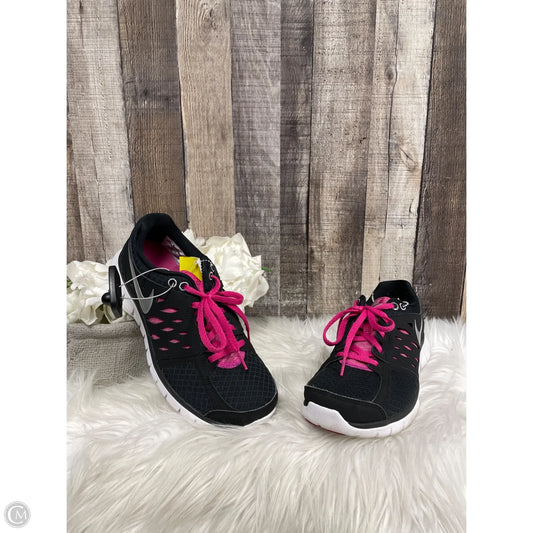 Shoes Athletic By Nike In Black & Pink, Size: 7.5