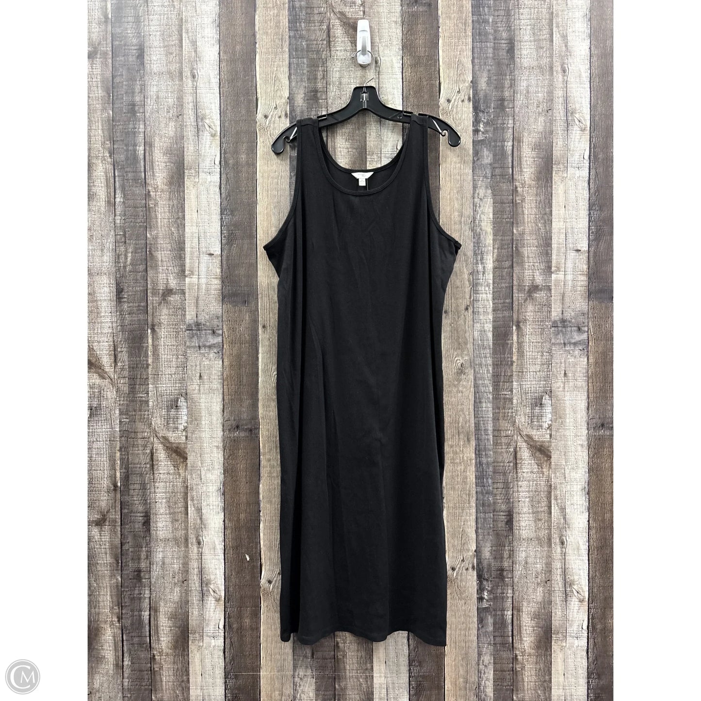 Dress Casual Maxi By Terra & Sky In Black, Size: 1x