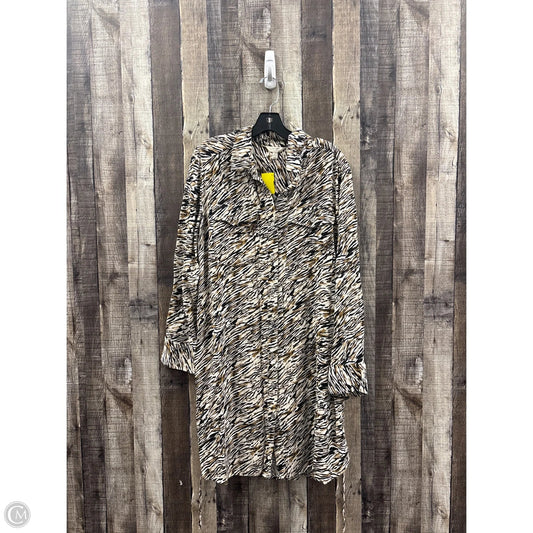 Dress Casual Short By Terra & Sky In Animal Print, Size: 1x