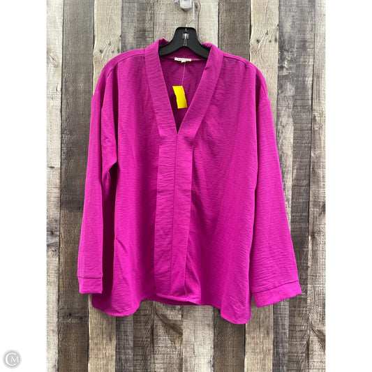 Top Long Sleeve By Jodifl In Pink, Size: S