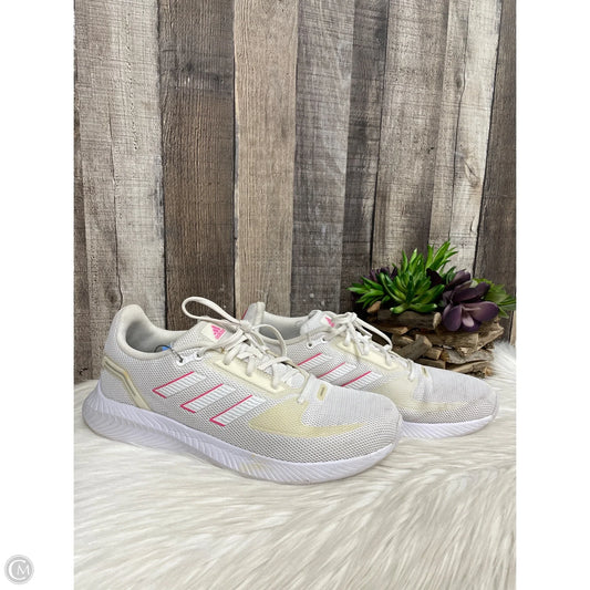 Shoes Athletic By Adidas In White, Size: 9