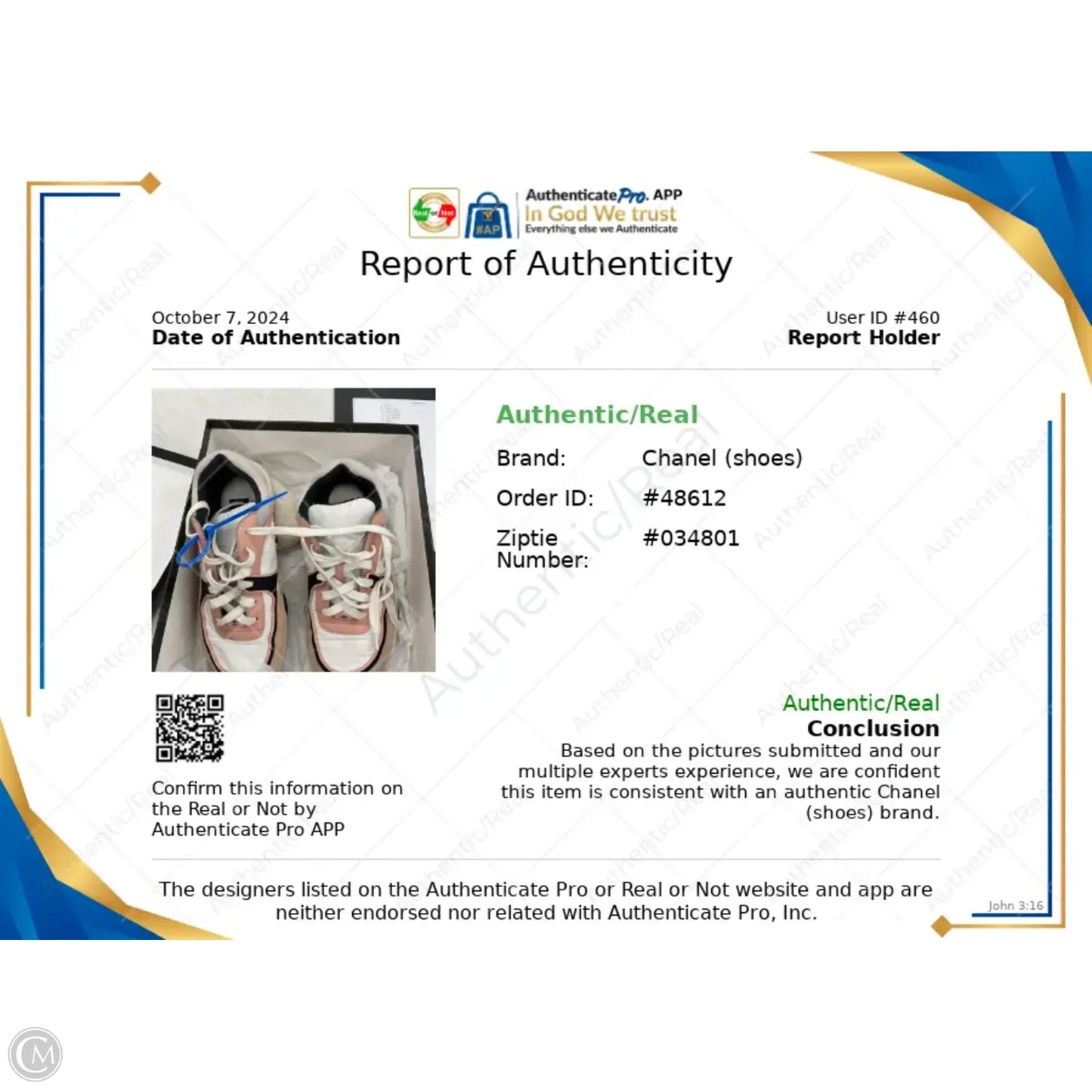 Shoes Luxury Designer By Chanel In Pink & White, Size: 9.5