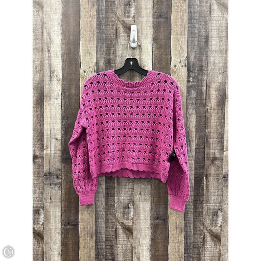 Sweater By Cme In Pink, Size: Xs