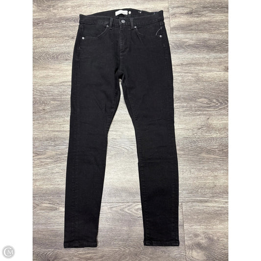 Jeans Skinny By Loft In Black Denim, Size: 6