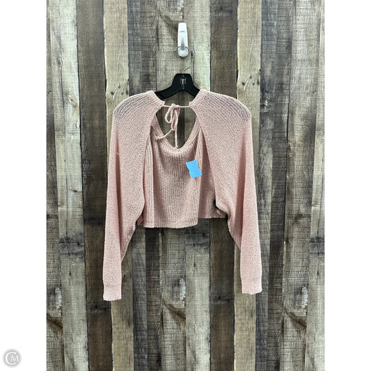 Cardigan By Cmf In Pink, Size: S