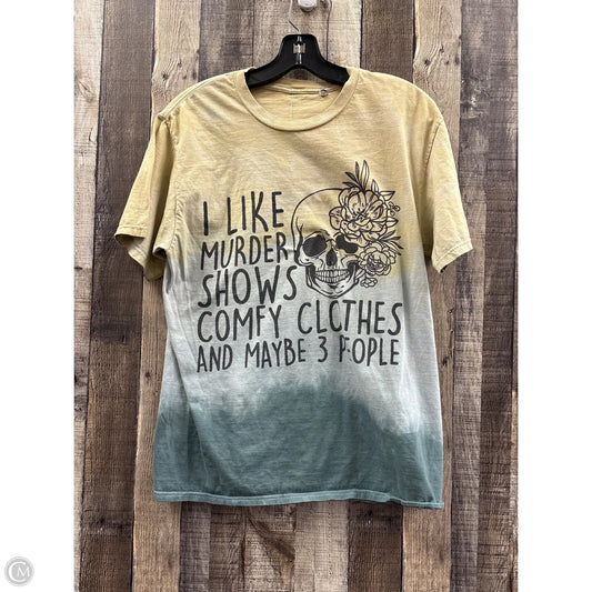 Top Short Sleeve Basic By Cmf In Tie Dye Print, Size: S