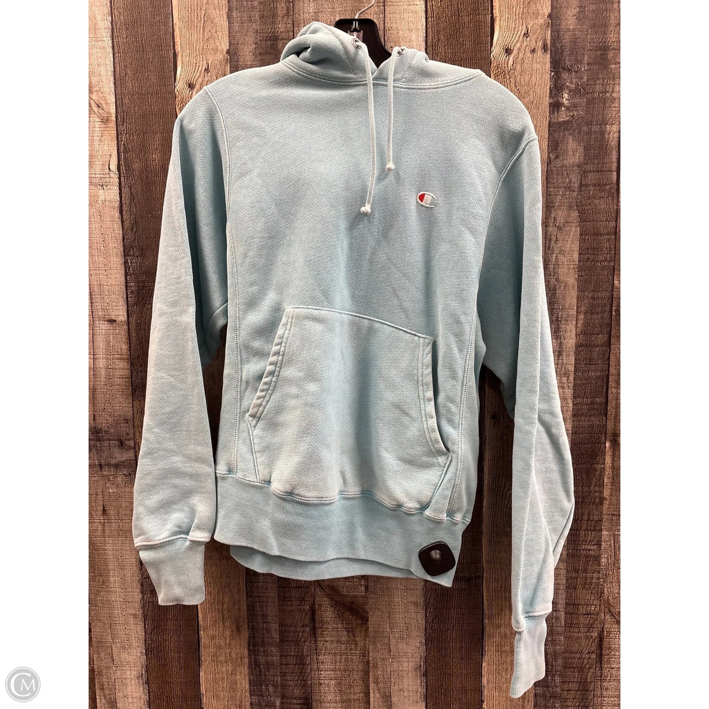 Sweatshirt Hoodie By Champion In Blue, Size: Xs