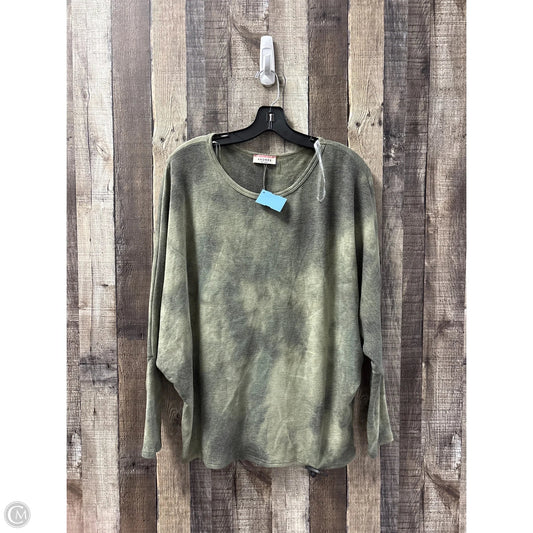 Top Long Sleeve By Andree By Unit In Green, Size: S