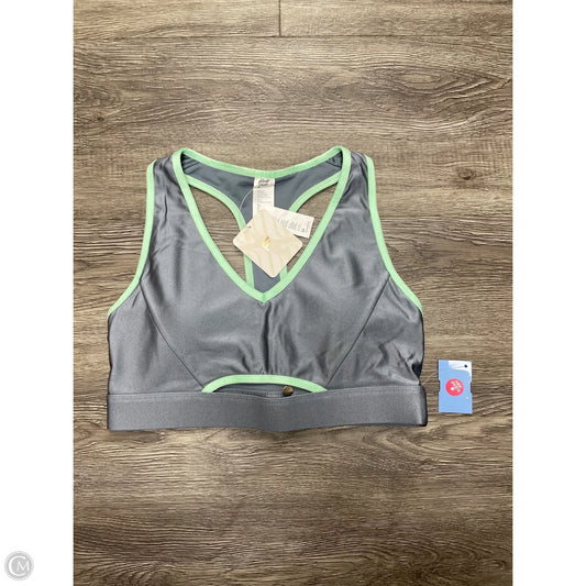 Athletic Bra By Fabletics In Grey, Size: M