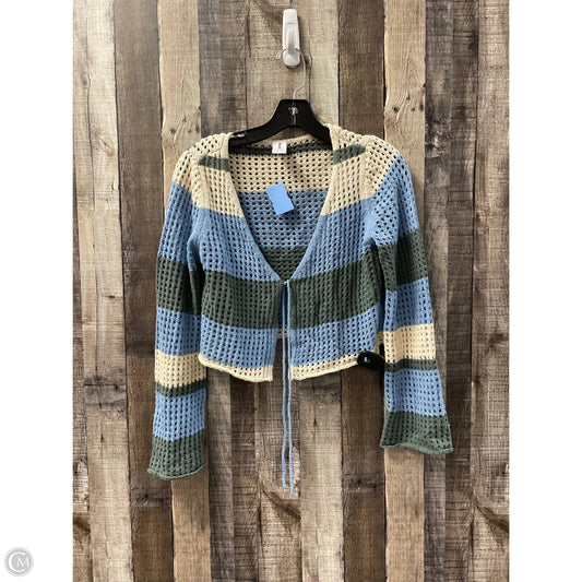 Sweater Cardigan By Abound In Multi-colored, Size: S
