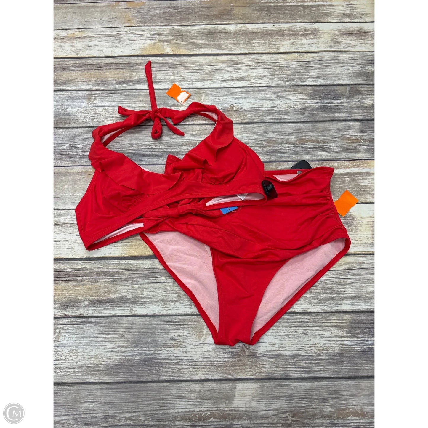 Swimsuit 2pc By Cupshe In Red, Size: Xl