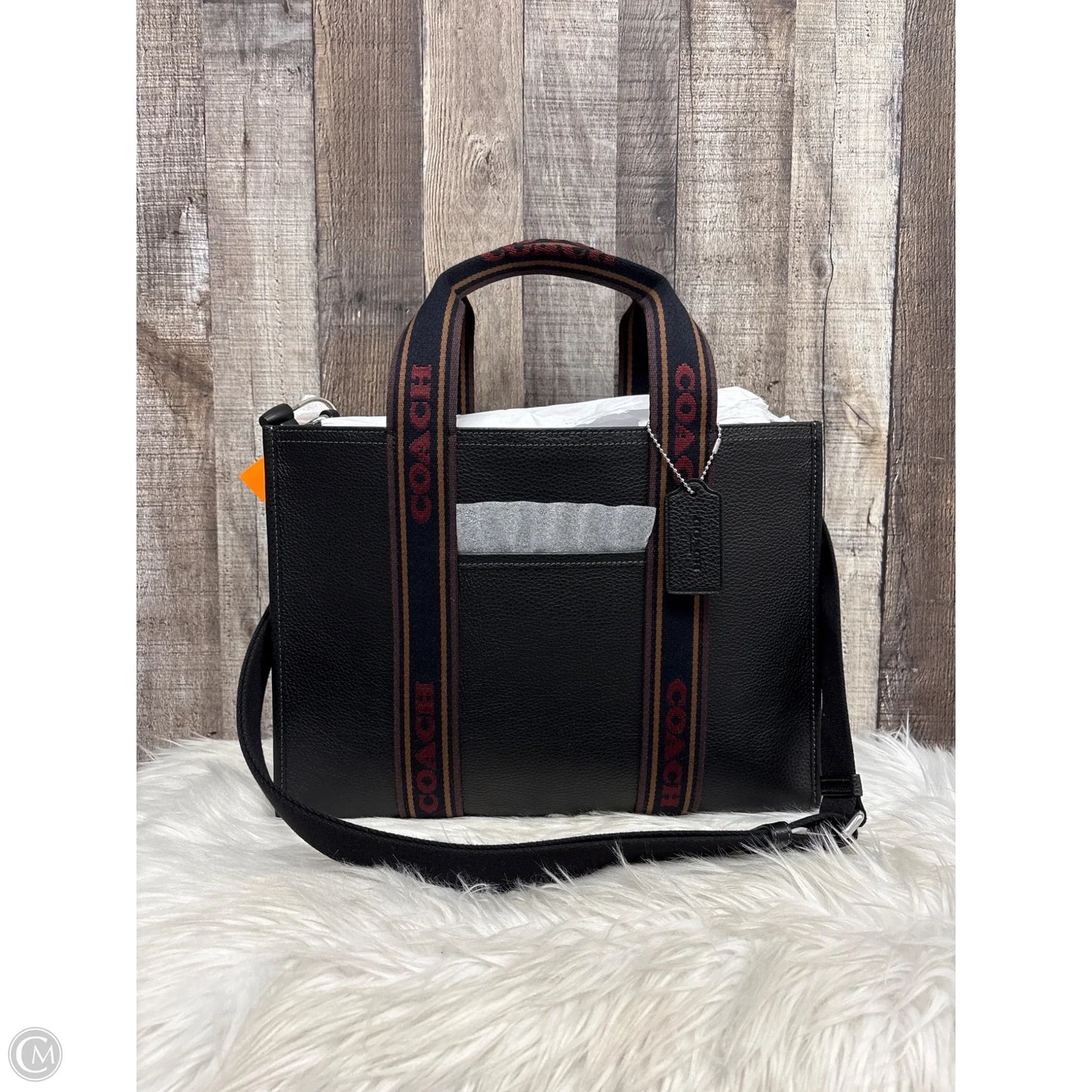 Tote Designer By Coach, Size: Medium