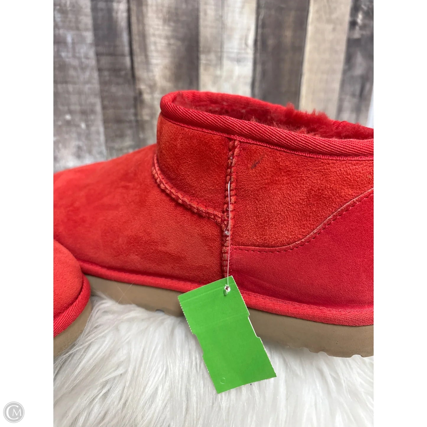 Boots Designer By Ugg In Red, Size: 10