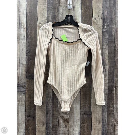 Bodysuit By Shein In Tan, Size: Xs