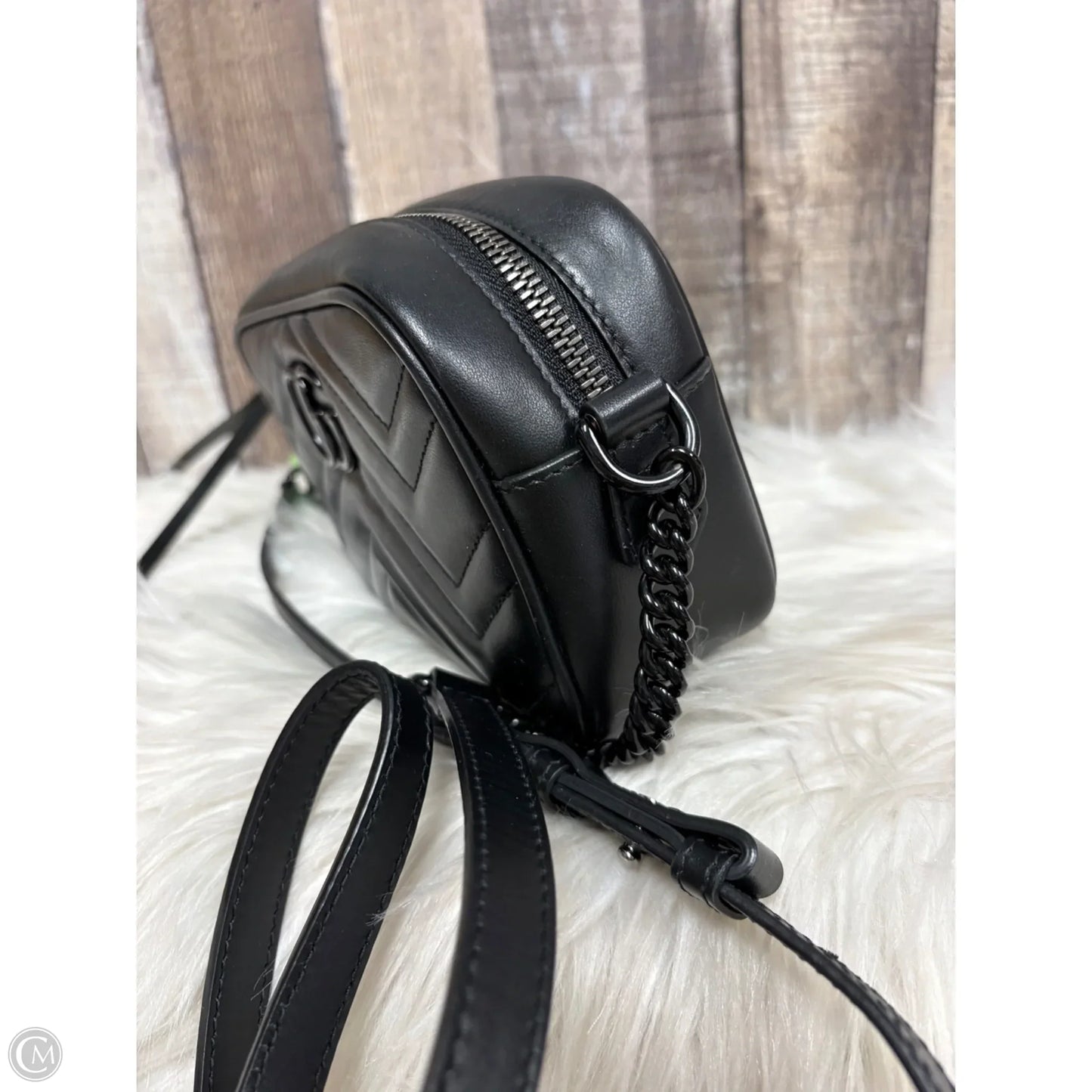 Crossbody Luxury Designer By Gucci, Size: Small