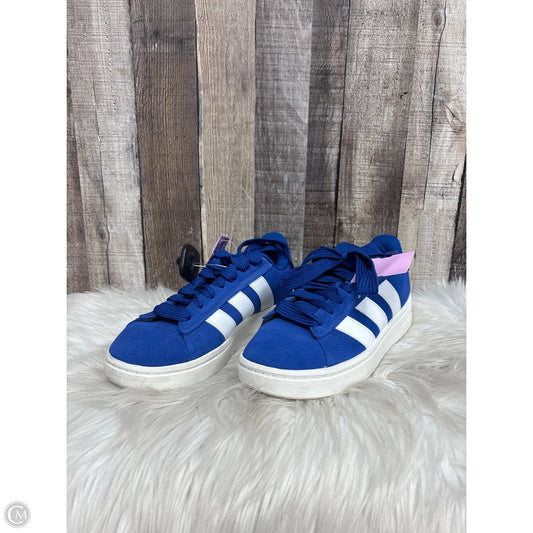 Shoes Athletic By Adidas In Blue & White, Size: 8