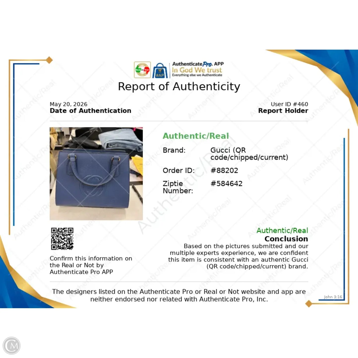 Crossbody Luxury Designer By Gucci, Size: Small