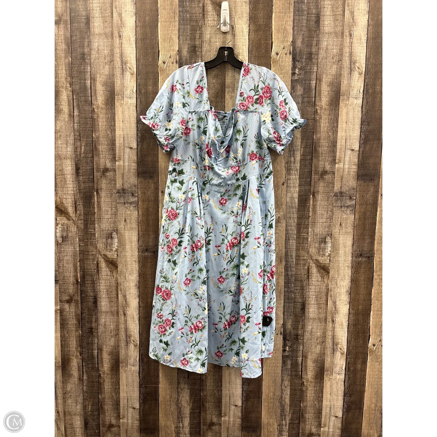 Dress Casual Midi By Bloomchic In Blue, Size: Xl