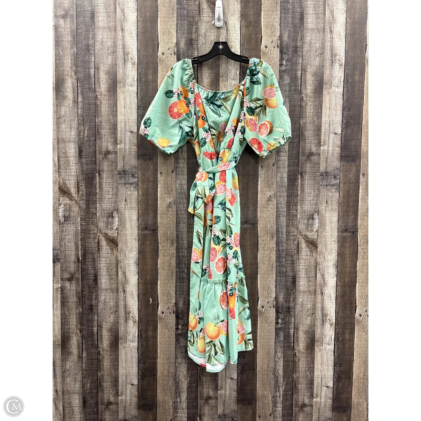 Dress Casual Midi By Bloomchic In Green, Size: Xl