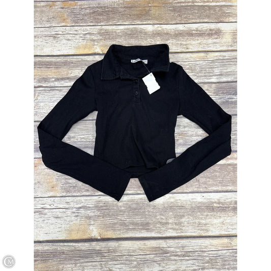 Top Long Sleeve By Cme In Black, Size: Xxs