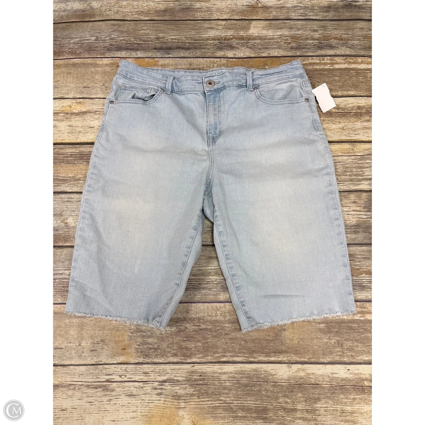 Shorts By Style And Company In Blue Denim, Size: 14