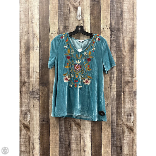 Top Short Sleeve By Jodifl In Multi-colored, Size: M