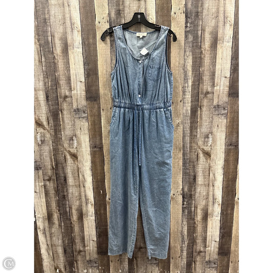 Jumpsuit By Doe & Rae In Blue Denim, Size: S